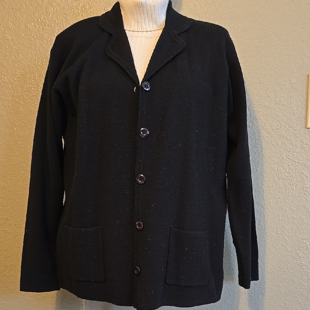 Speciality Collection Petite Black Cardigan Sweater